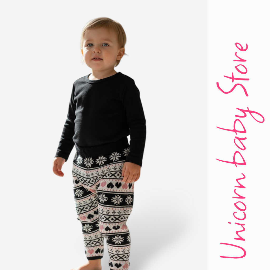 بنطلون تريكو قلوب2507