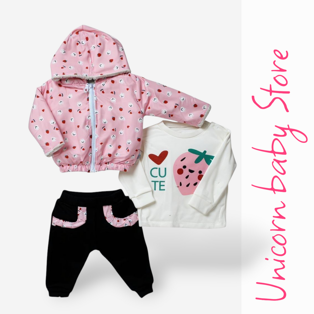 طقم فراوله 3ق 3775