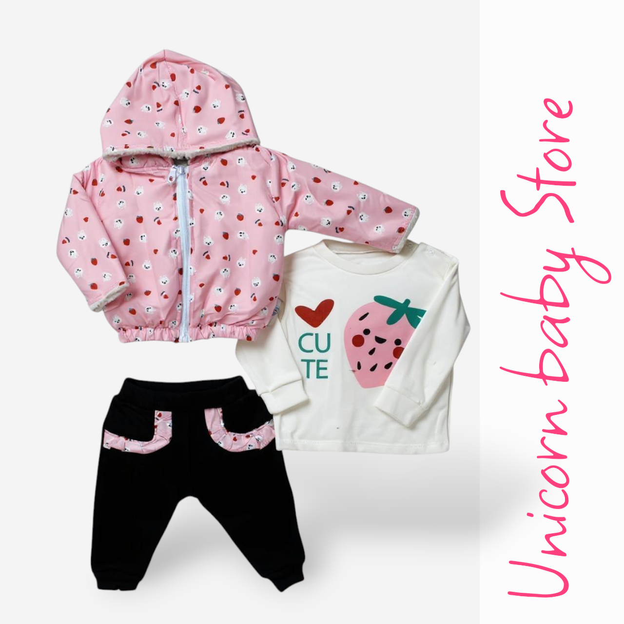 طقم فراوله 3ق 3775