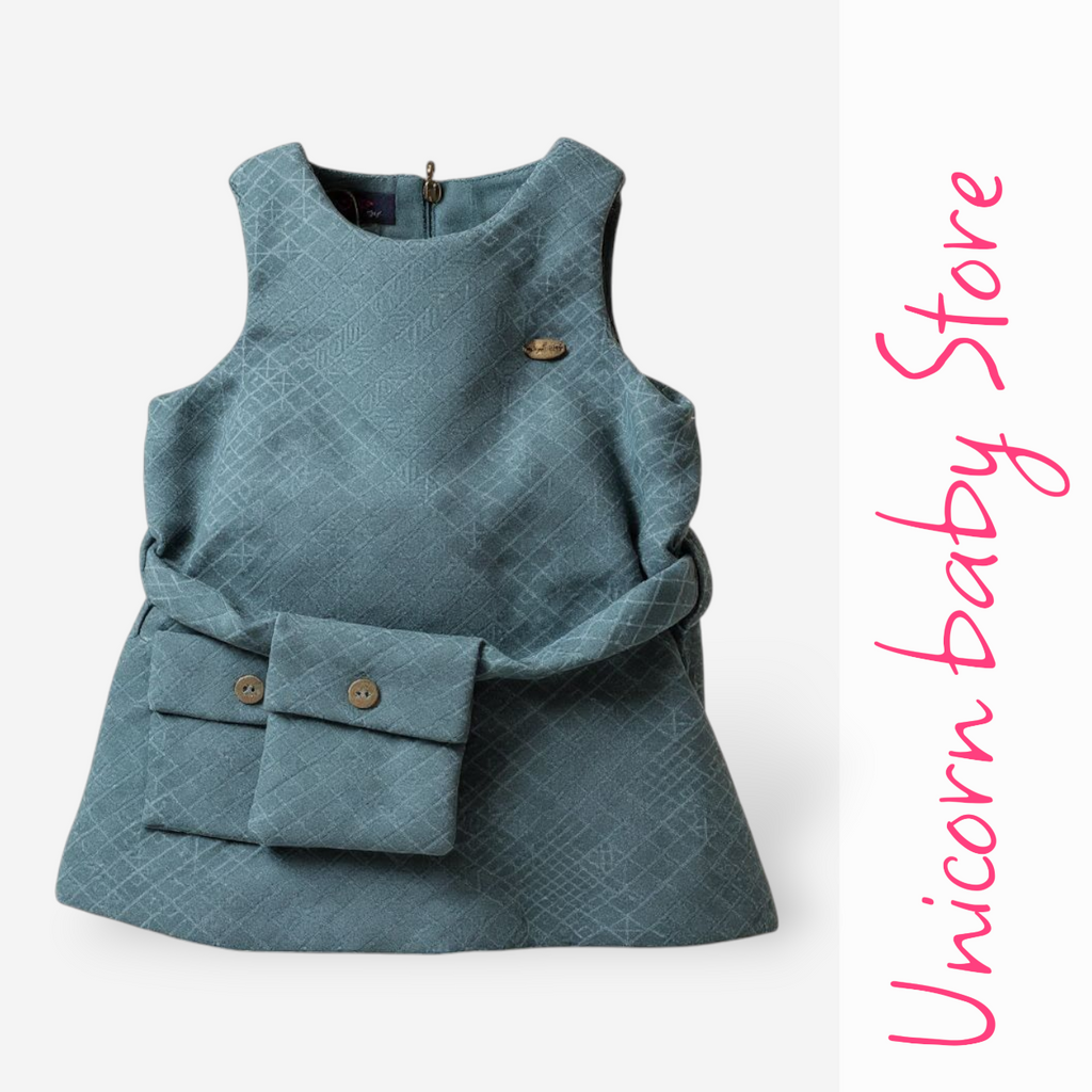 فستان جوخ منقوش 002382