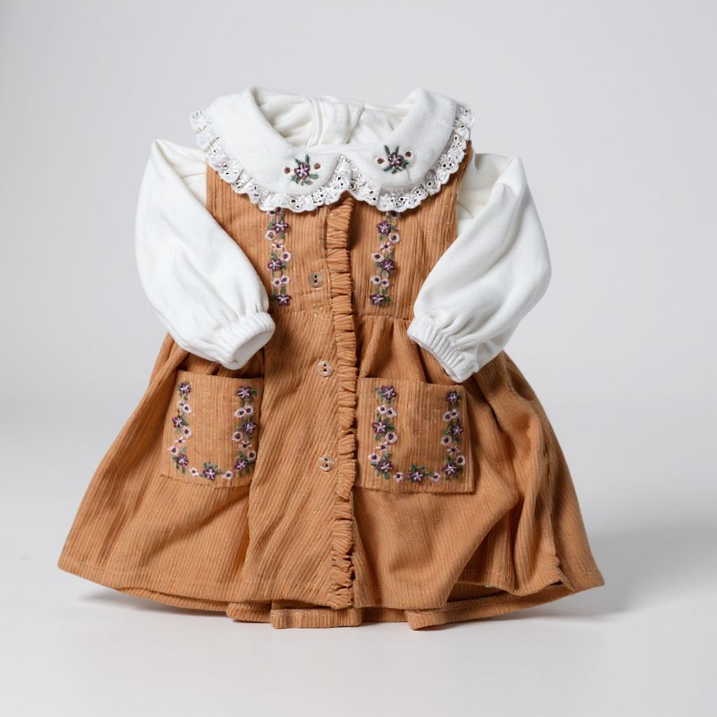 فستان قطيفة 104/3096