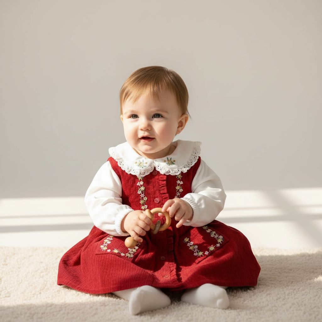 فستان قطيفة 104/3096