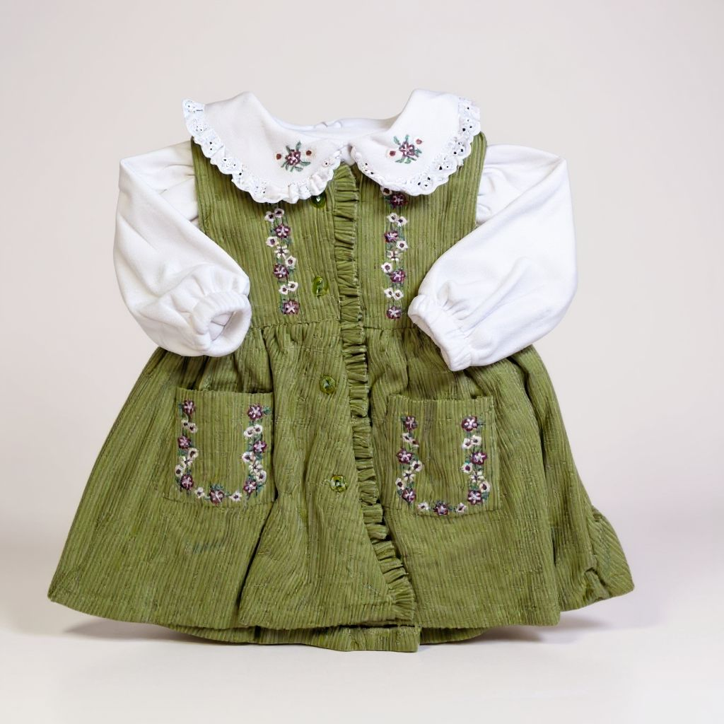 فستان قطيفة 104/3096