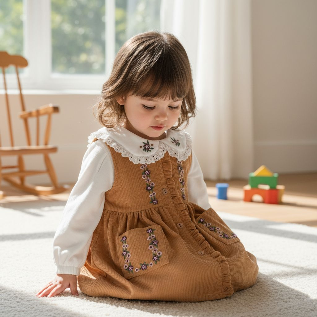 فستان قطيفة 104/3096