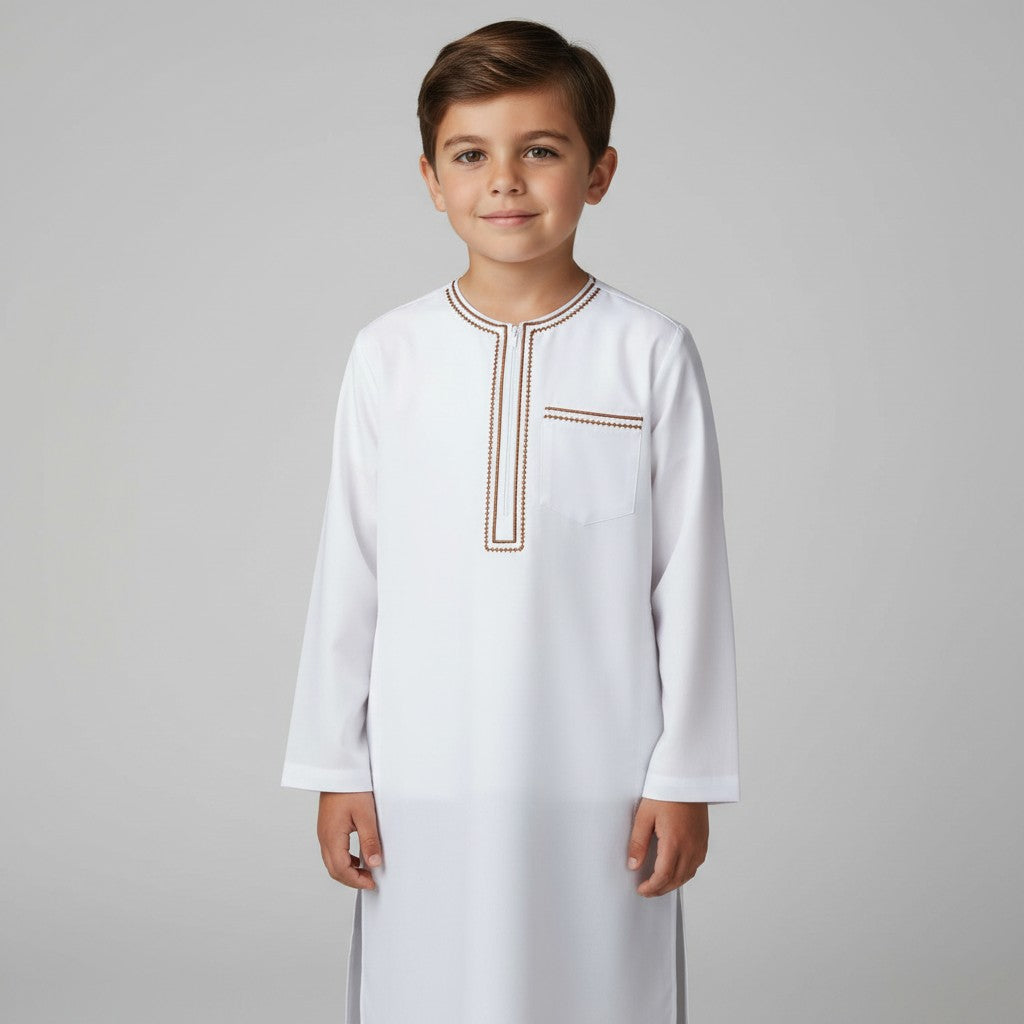 جلابية مطرزة