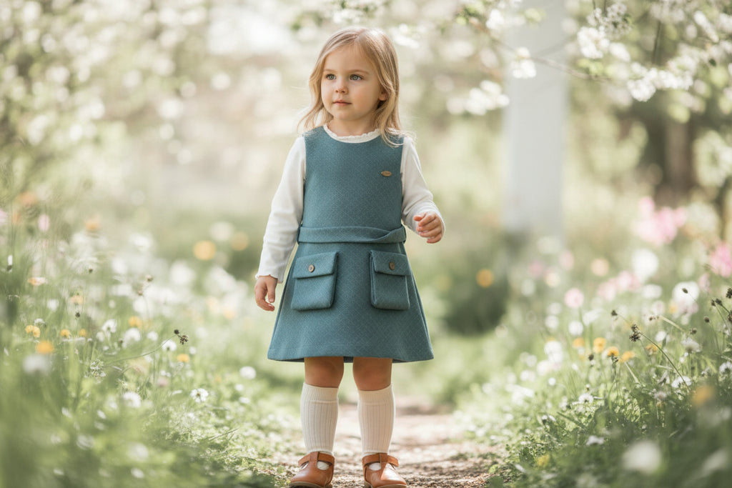 فستان جوخ منقوش 002382