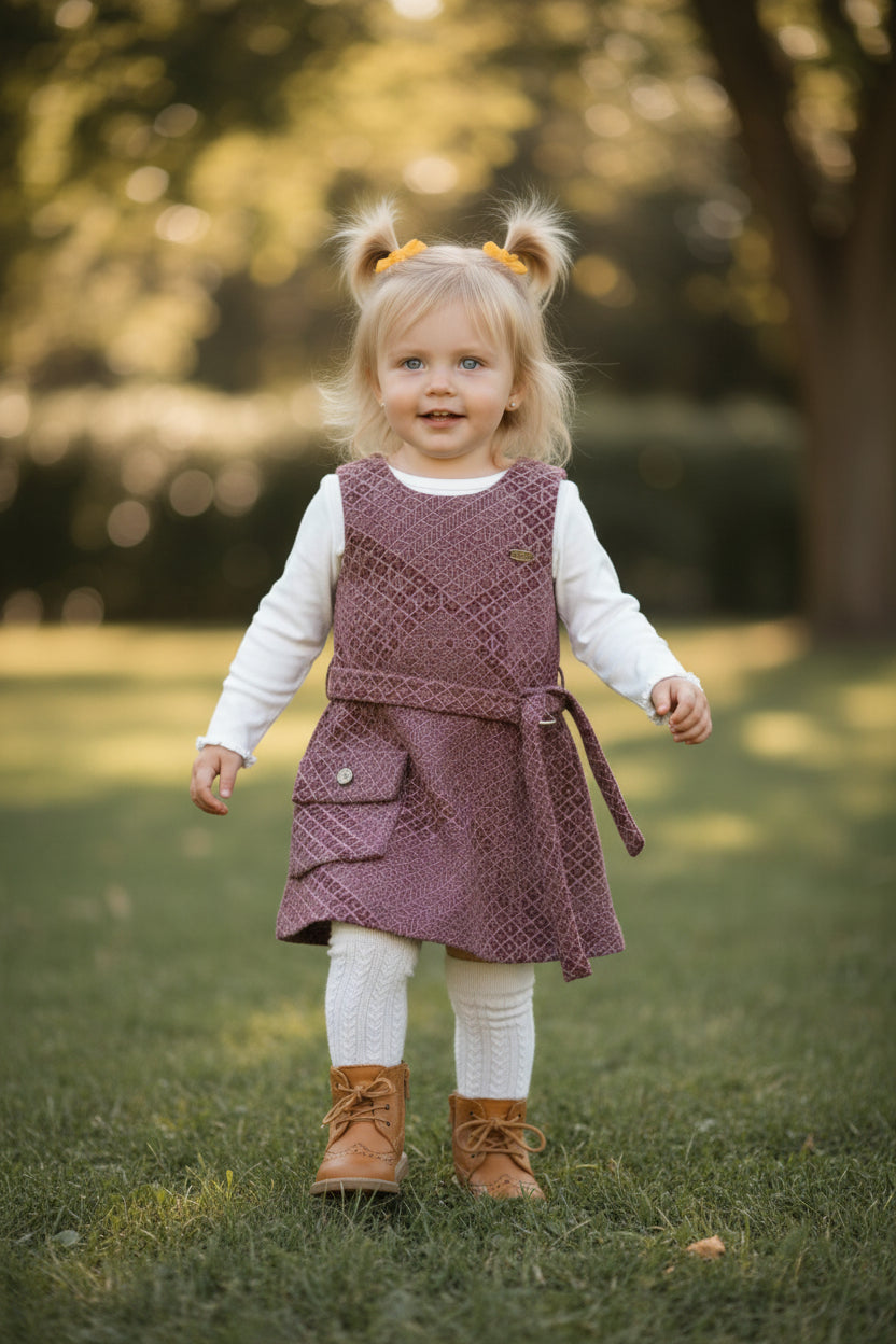 فستان جوخ منقوش 002382